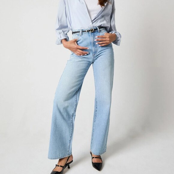 NEW  ROLLAS Heidi Ankle Old Jeans  flare leg, stone for women 252 - Picture 1 of 9